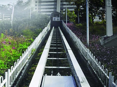 송산특수엘리베이터-국내 최초 기계실 없는 모듈러 승강기와 경사형 승강기 개발